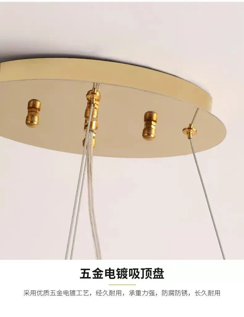 

Modern Dining Room Branch Pendant Lights Lustre Crystal Led Hanging Lamp Post Luxury G9 Suspend Lamp Gold Droplight Fixtures