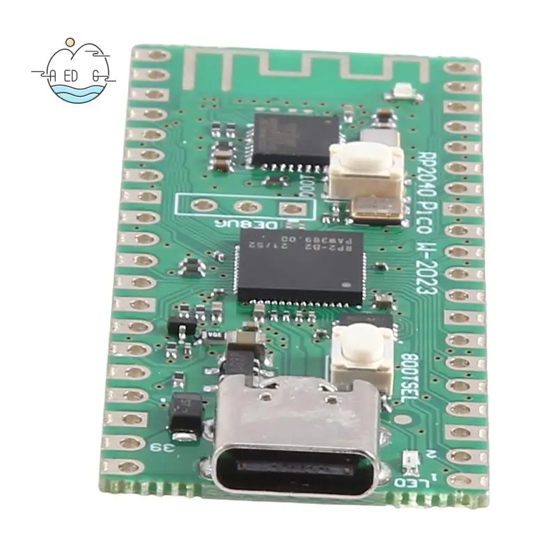 

AED6-RP2040 For Raspberry Pi Pico W Board With 2.4G Wifi Mini Dual-Core 264KB ARM Microcomputers Cortex-M0 Processor