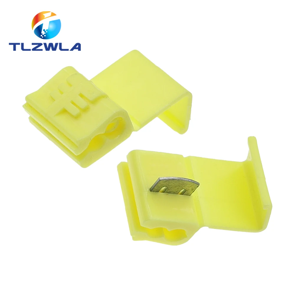 5V-220V Line Connector 10-24A Terminal Joint Blue Red Quick Connection Clip Wire Crimp Splitter Lip Break Clamp Soft Distributor