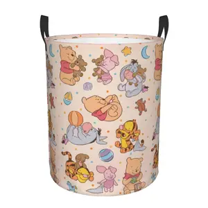 Winnie và Pooh Teddy Bear Basket, lưu trữ tuyệt vời quần áo bin, gấp trẻ em, cá nhân hóa 10 Quần áo Pooh Bán hàng chính - №2