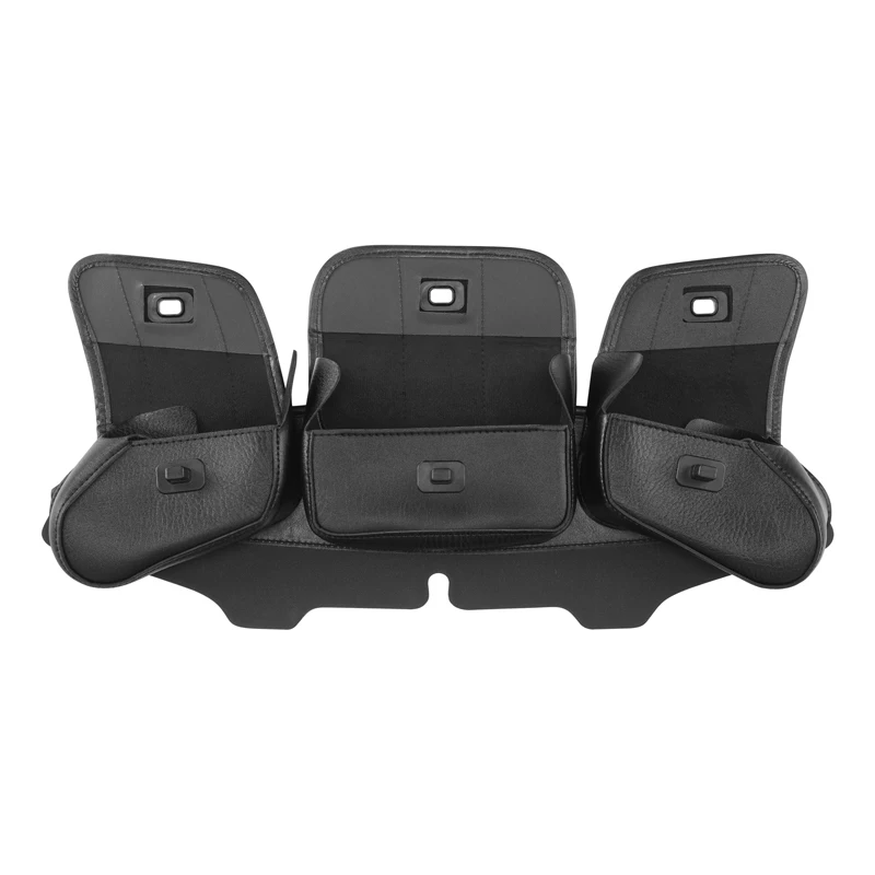 Motorcycle Windshield Saddle 3 Pouch Bag Fit For Harley Electra Street Glide FLHX 1996-2013