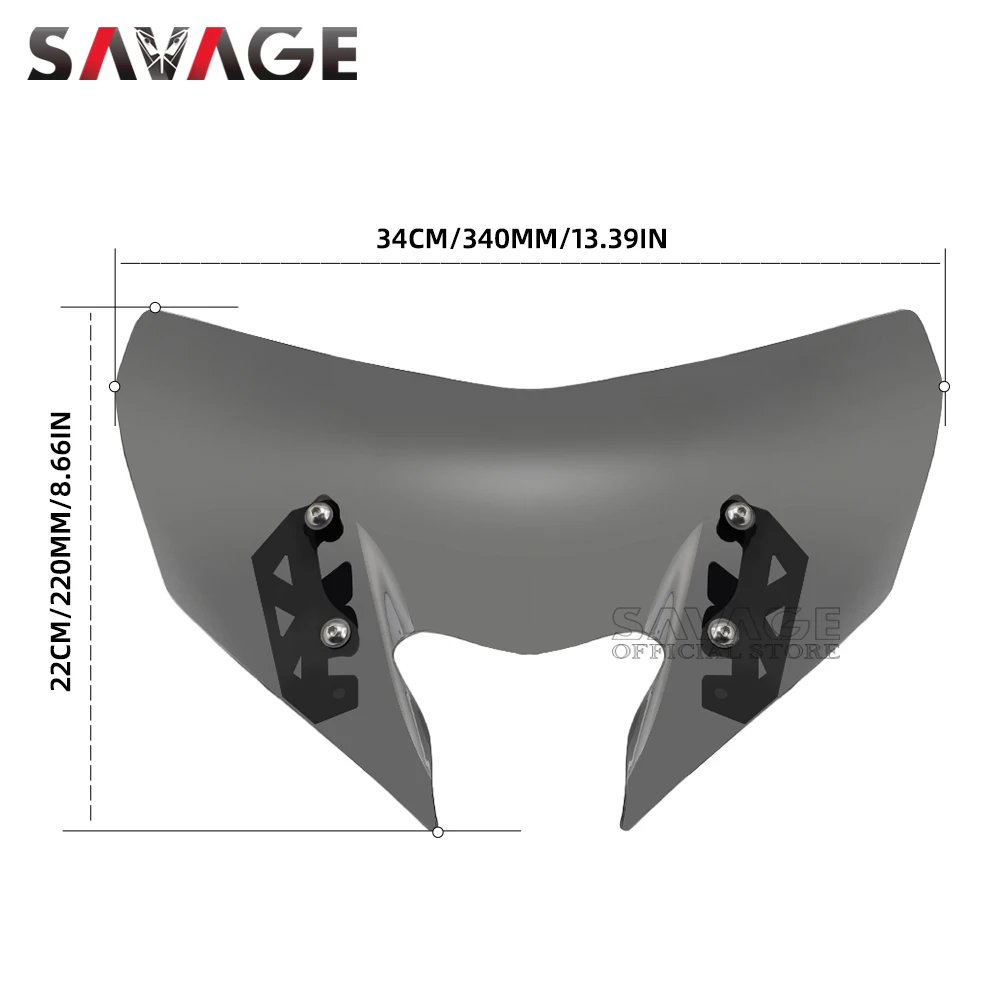 Motorcycle Windscreen For YAMAHA MT-09/SP FZ-09 2017 2018 2019 2020 Windshield Wind Deflectors Shield Screen MT09 FZ09 MT FZ 09