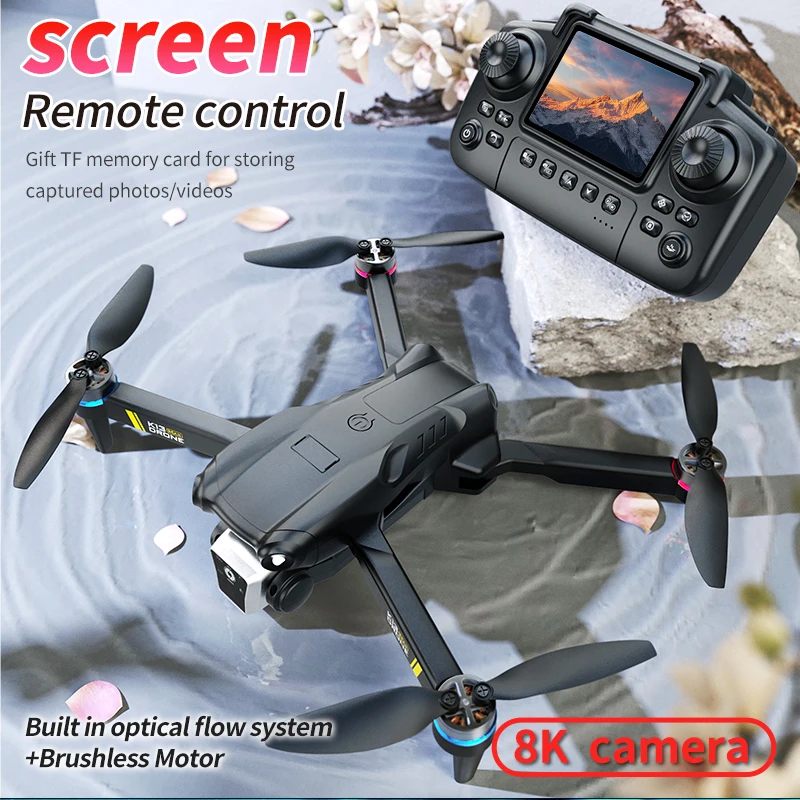 JCMO K13MAX Professional RC Drone WIFI FPV 8K Camera Foldable Aircraft  Optical Flow Hold Screen Remote Control Toy Quadcopters