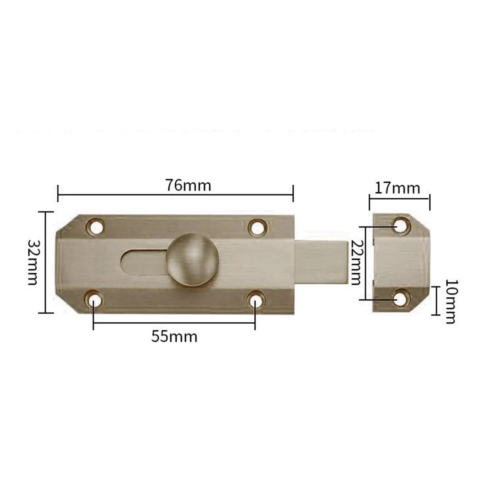 Security Sliding Door Hardware Multifunctional Waterproof Convenient Heavy Duty
