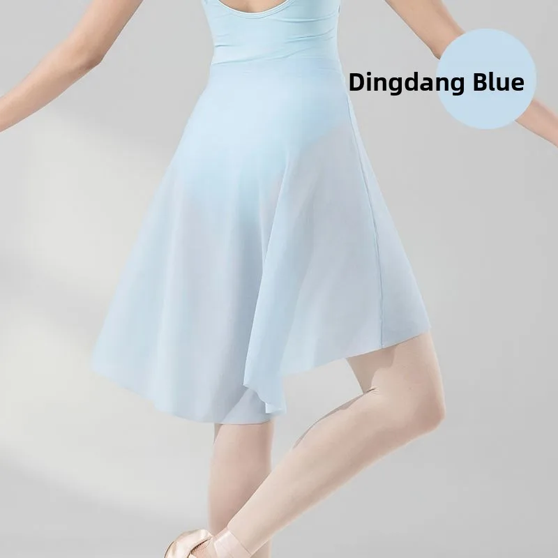

Ballet f Skirt Latin Dance Practice Skirt New Net Skirt Adult Art Exam Dance Performance Gauze Skirt Polyester Fiber 00%