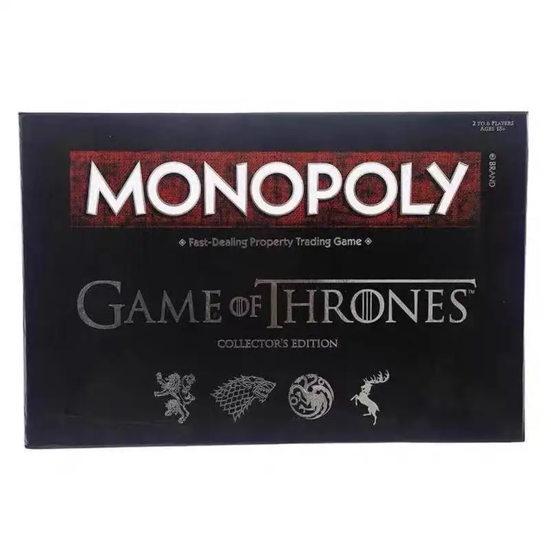 Spot Pok é mon English version Monopoly Game of Thrones board game board anime merchandise Pok é mon toys gifts