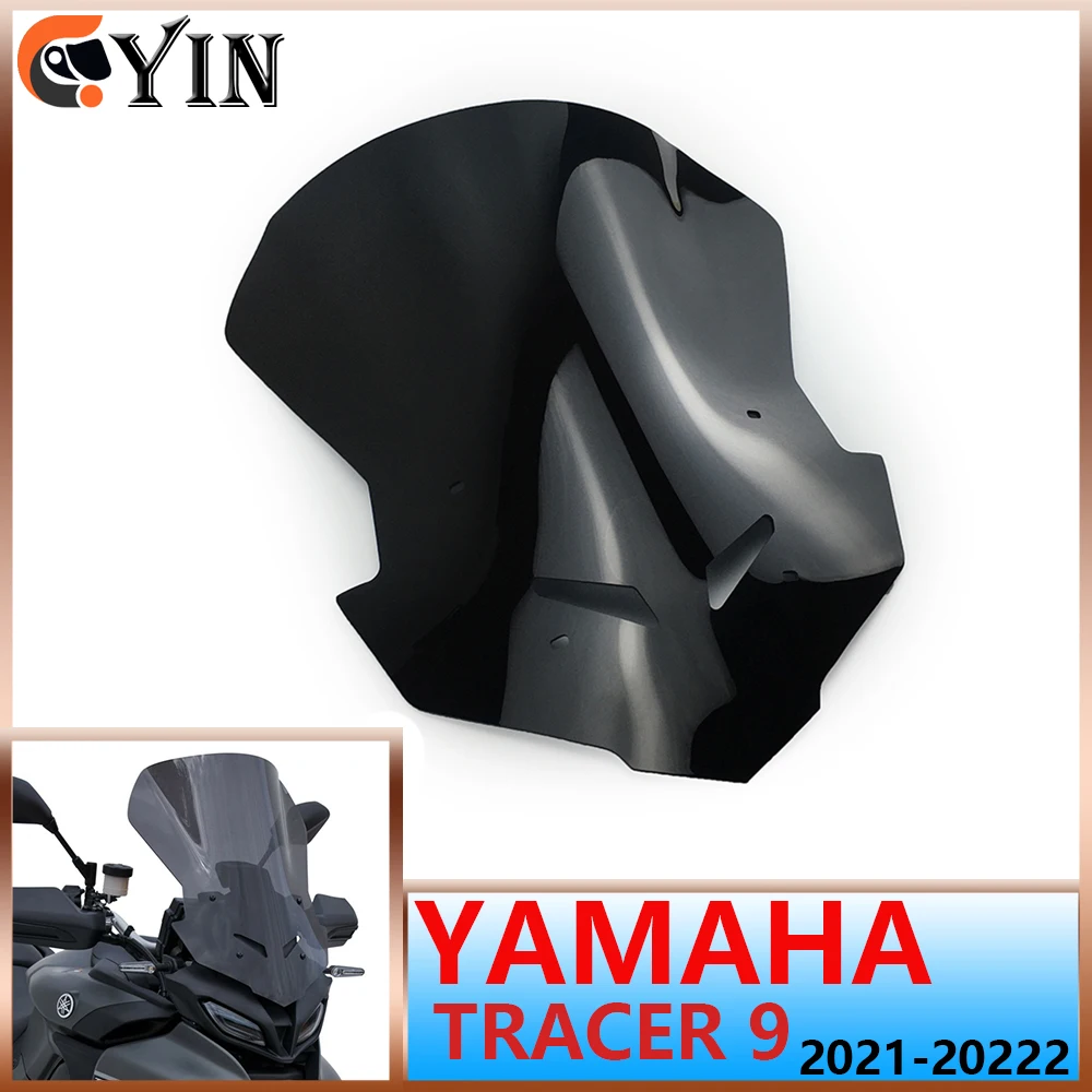 

For YAMAHA MT09 TRACER 9 2021 2022 MT-09 TRACER GT9 mt09 GT 9 21-22 Motorcycle accessories Touring Windshield Visor Windscreen