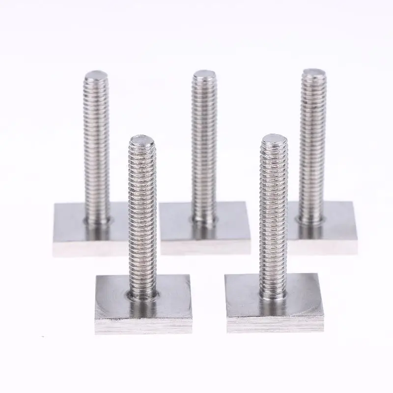 3/5 Uds. Pernos en T aptos para Thule Free Ride 532 T Track montaje en techo tornillos portadores de ciclo perno-M6x35mm 20X20mm