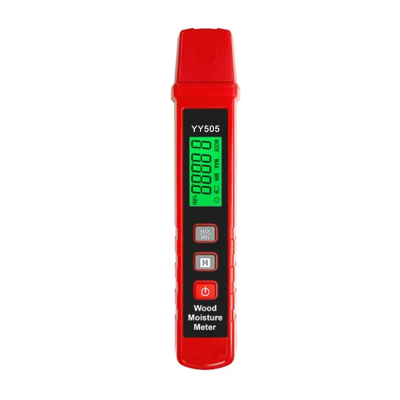GN602 Wood Moisture Meter Intelligent Moisture Tester Max/Mini Value Building Material-Y47A