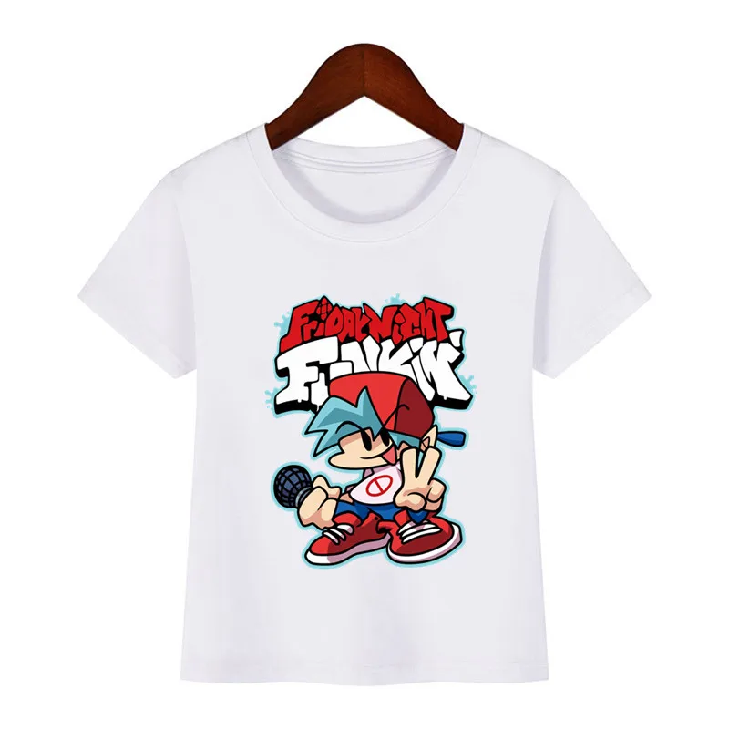Friday Night Funkin Game Cartoon Patches for Clothes Heat Transfer Thermal Stickers DIY Kids T shirt Iron on for Women Appliqued
