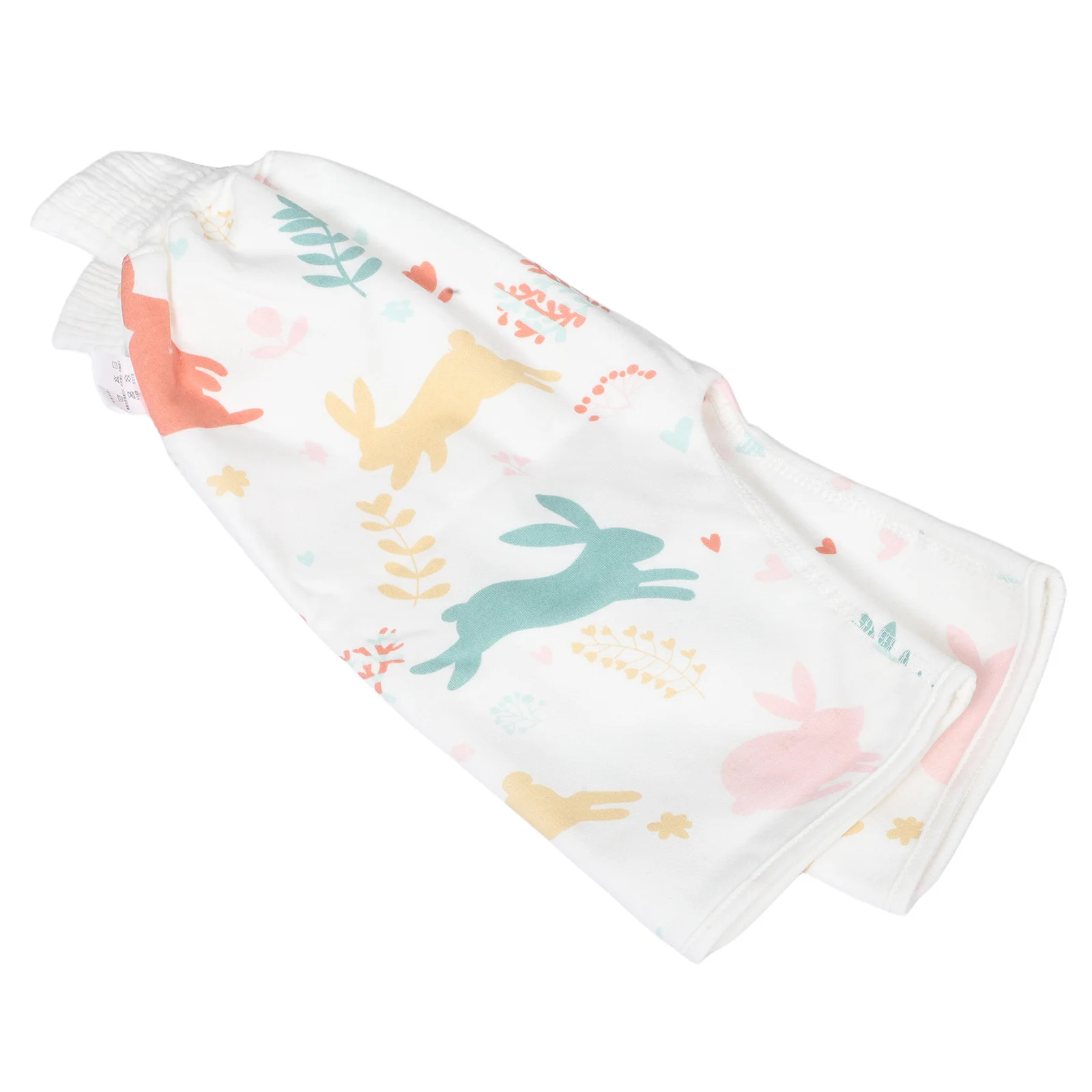 Calças de treinamento impermeáveis para crianças, respiráveis, à prova de vazamentos, padrão de coelho de desenho animado, calças noturnas para meninos e meninas