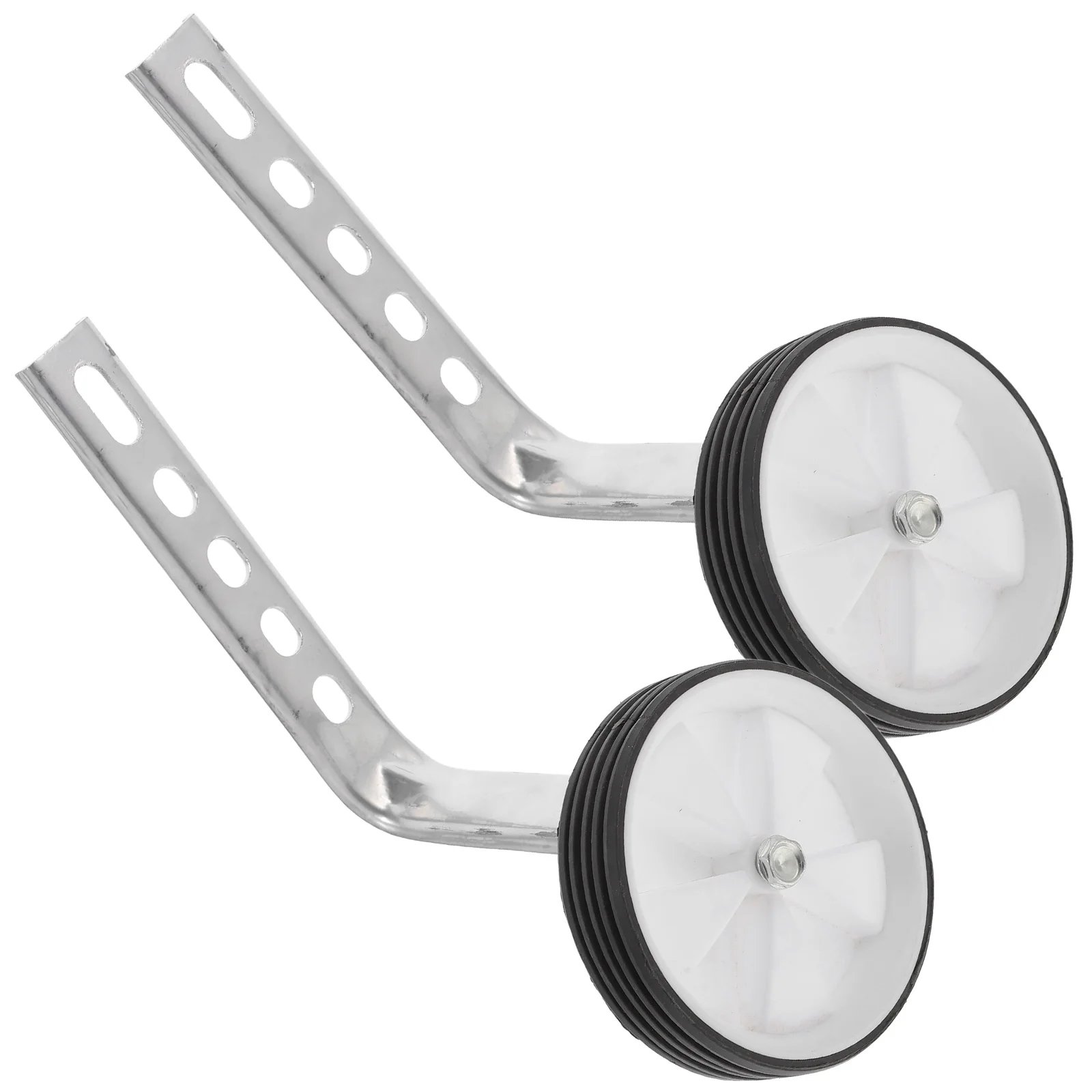 

12-20 Inch Auxiliary Wheel Accessories for Children White Balance Bike Durable Steel Training Wheels Universal Small Porous