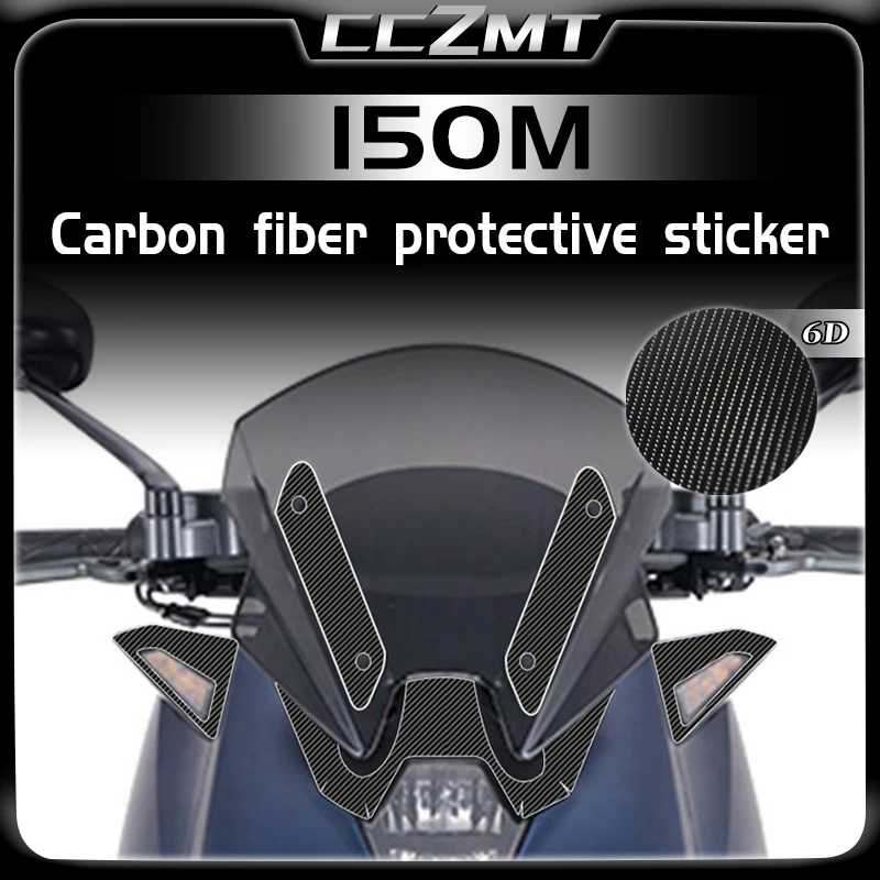 

For ZONTES 150M modified 6D carbon fiber protective car stickers decals waterproof and scratch resistant accessories