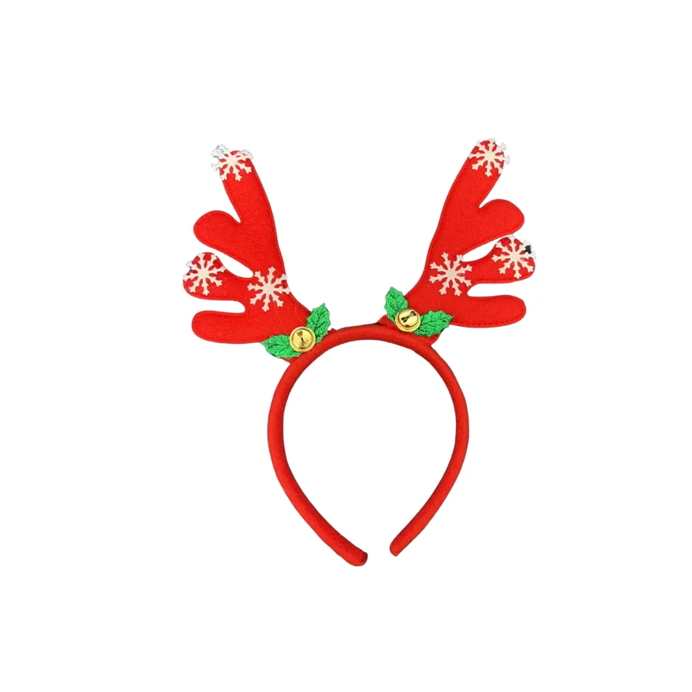 Christmas Deer Horn Hair Hoops Women Santa Claus Hair Card Headwear Holiday Dressing Gifts Headbands Hair Accessories Headwear