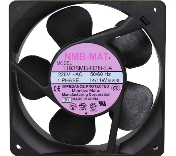 

1 шт. * НОВЫЙ ОРИГИНАЛЬНЫЙ 11938MB-B2N-EA 220VAC 12038 120*120*38 мм ОХЛАЖДАЮЩИЙ ВЕНТИЛЯТОР РАДИАТОР