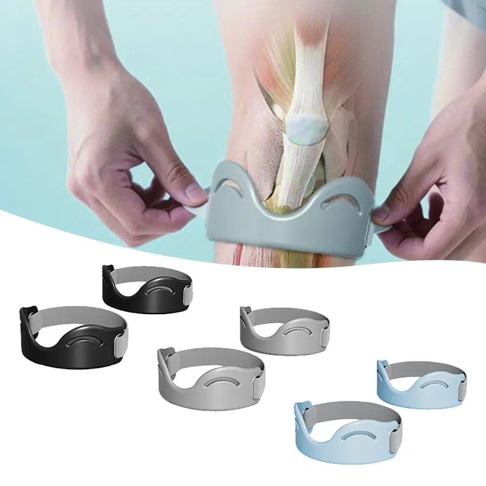 قابل للتعديل سيليكون الرضفة وتر دعم حزام ل دعامة الركبة التهاب الأوتار الرضفة الفرقة لكرة القدم تشغيل الرضفة استقرار #6