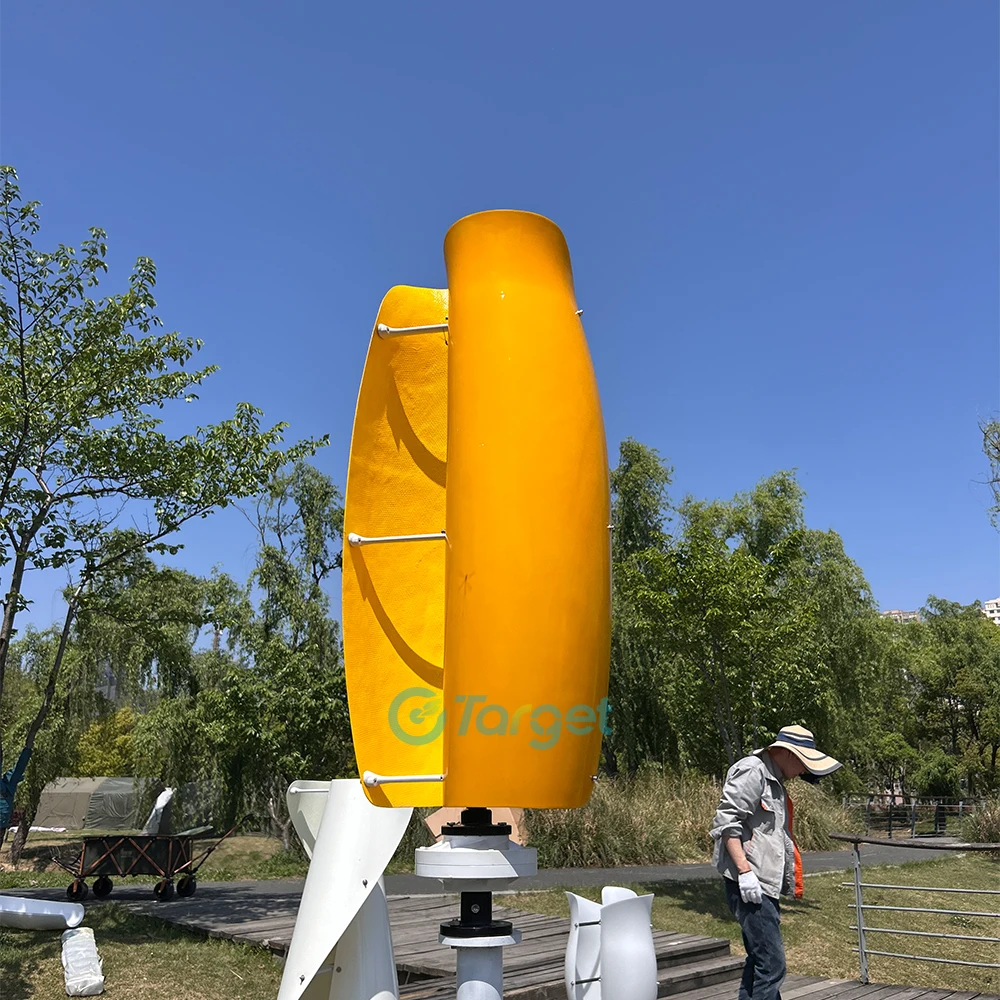 

10KW 20KW Vertical Axis Wind Turbine 12V 24V 48V Alternative Energy Generator Household Complete Kit with Controller Inverter