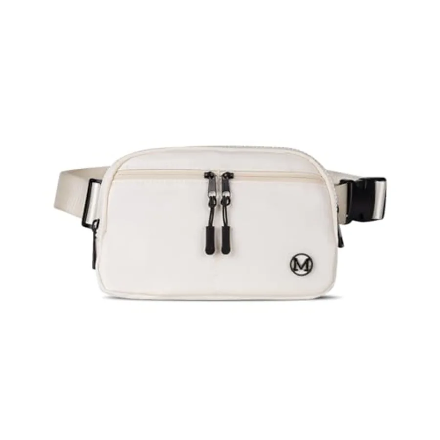 

Fanny Pack Crossbody bags for Women Men, 2L Everywhere Belt Bag, Fashion Waist Packs, 5-Zipper Pockets Waist Bag with Adjustabl