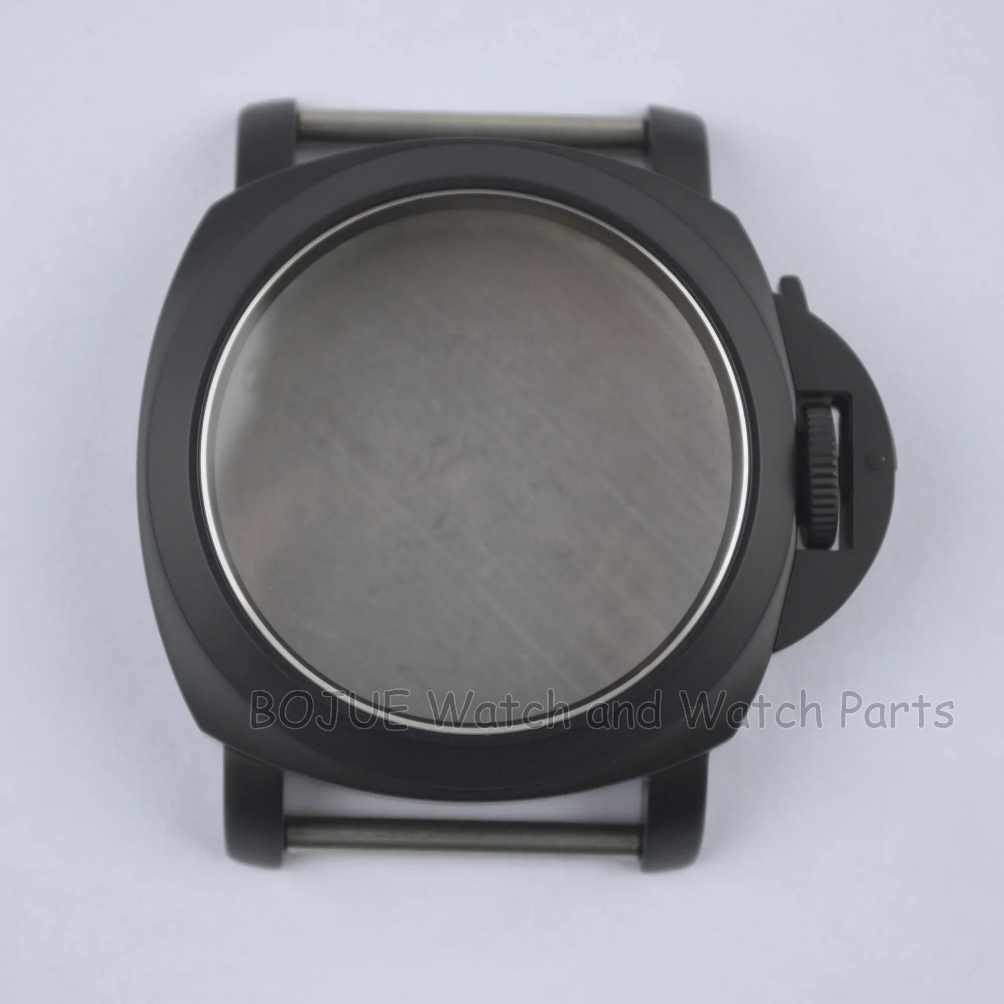 44mm Watch Case Vintage Retro Stainless Steel Sapphire Glass 10ATM Waterproof for PAM 5218 CG 6497/6498/ST3600 Movement Parts