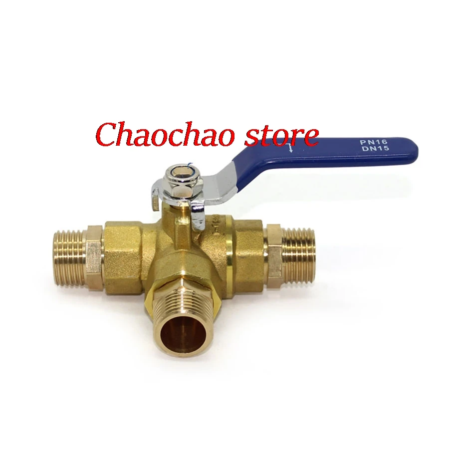 

1/4 "3/8" 1/2 "3/4" 1 "BSP штекер полный порт L-порт Т-образный трехходовой латунный шаровой клапан разъем для воды, масла, воздуха, газа