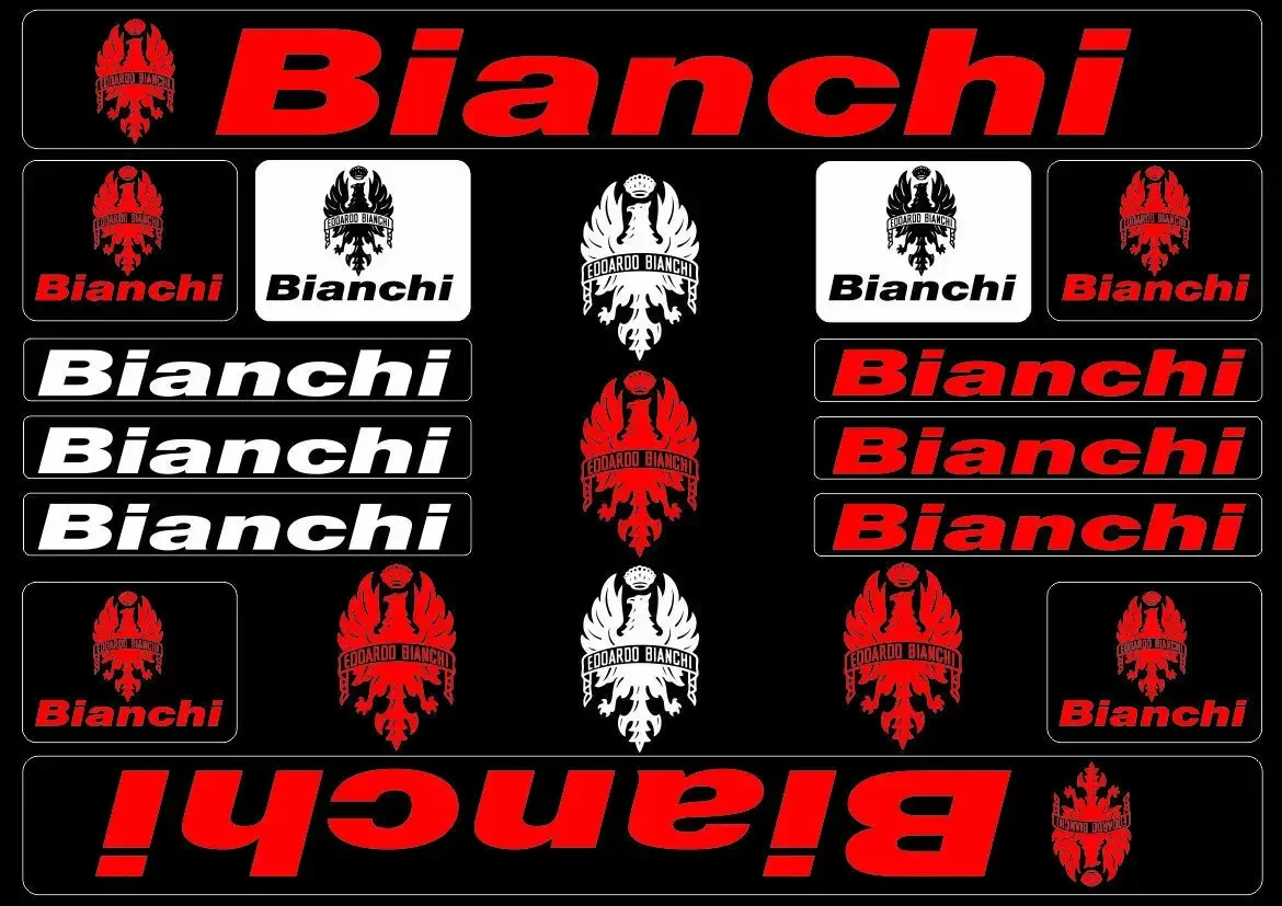 Car Sticker for Frame Stickers for Bianchi Bicycle Mountain Bike Road Bike MTB Cycling Decorative Sticker Decals,30cm