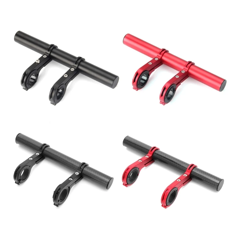 Bike Handlebar Extender Double Bicycle-Handlebar Extension Bracket for Holding Lamp Speedometer GPS-Phone Mount Holder