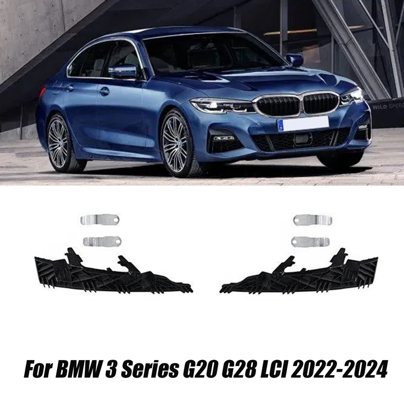 

1Pair Headlight Bracket Repair Kits For BMW 3 Series G20 G28 LCI 2022-2024 63115A4F767 63115A4F768