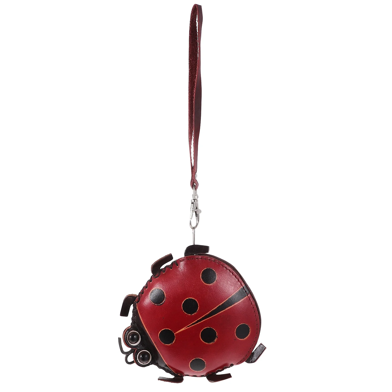 الخنفساء محفظة نسائية للعملات المعدنية اليدوية دباغة صغيرة سستة المحفظة المحمولة المرأة عملة المنظم هدية المرأة المحفظة الموضة #5