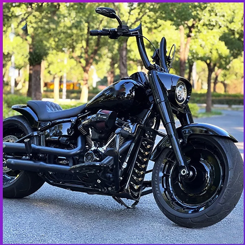 For Harley 883 X48 Fat Boy Road King Street Bob 2