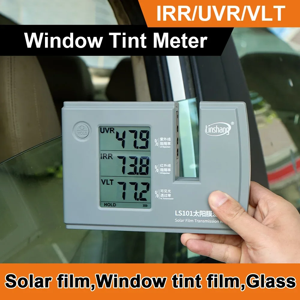 LS101 Window Tint Transmission Meter IR UV Visible Light Transmittance Detection Solar Film Window Tint Tester