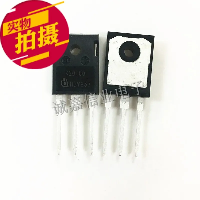 

10pcs/Lot IKW20N60TFKSA1 TO-247-3 IKW20N60T K20T60 IGBT Transistors LOW LOSS DuoPack 600V 20A Operating Temperature:- 40C-+ 175C