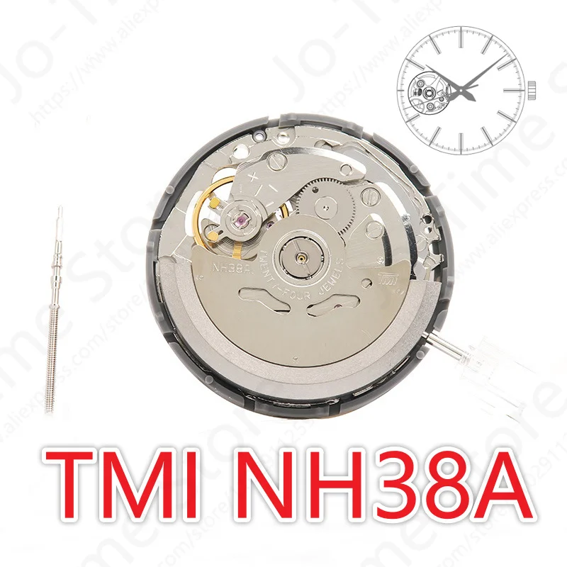 NH38A NH38 Watch Movement Automatic Self-winding 21600 24 Jewels High Quality Mechanical Watches Accessory Parts