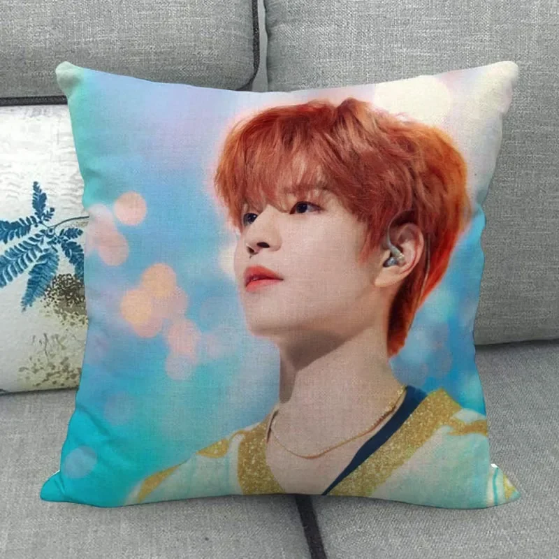 Custom Seungmin Pillowcase Wedding Decorative Cotton Linen Pillow Case For Home Pillow Cover 45X45