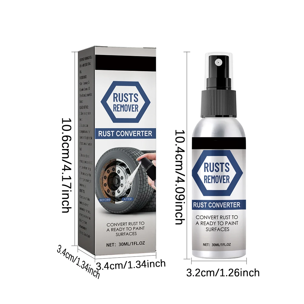 For Automobile Parts Paint Removal Spray Rust Remover Instant Rust Removal Wear-resistant Anti-corrosion Anti-rust