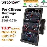 13.3 Inch Ownice 1Din Android 10.0 Car Radio 360 Panorama for Citroen Berlingo 2 B9 2008-2019 Auto Audio SPDIF 4G LTE NO DVD