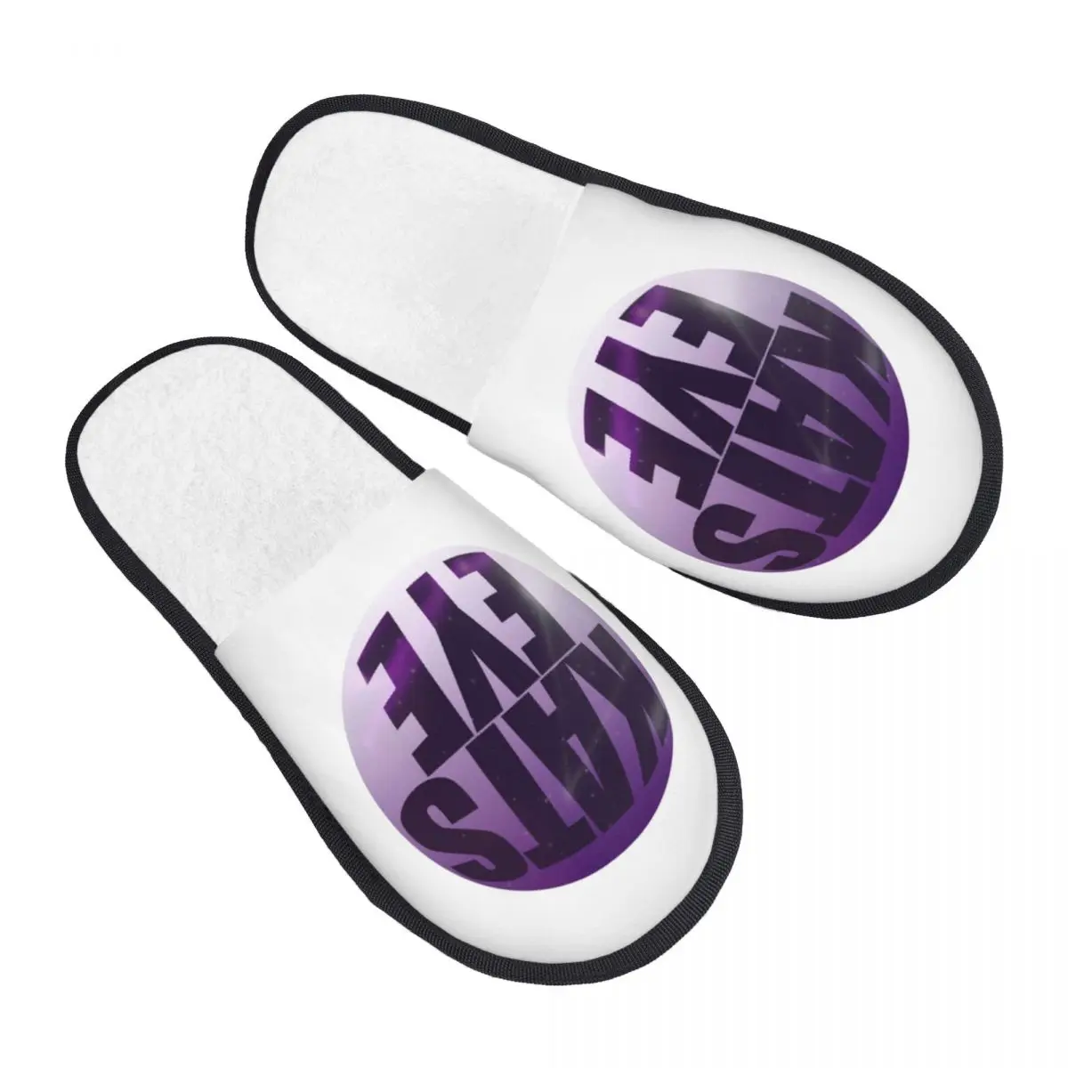 

KATSEYE Winter House Slippers Indoor Soft Household Fur Slides Slippers Anti Slip