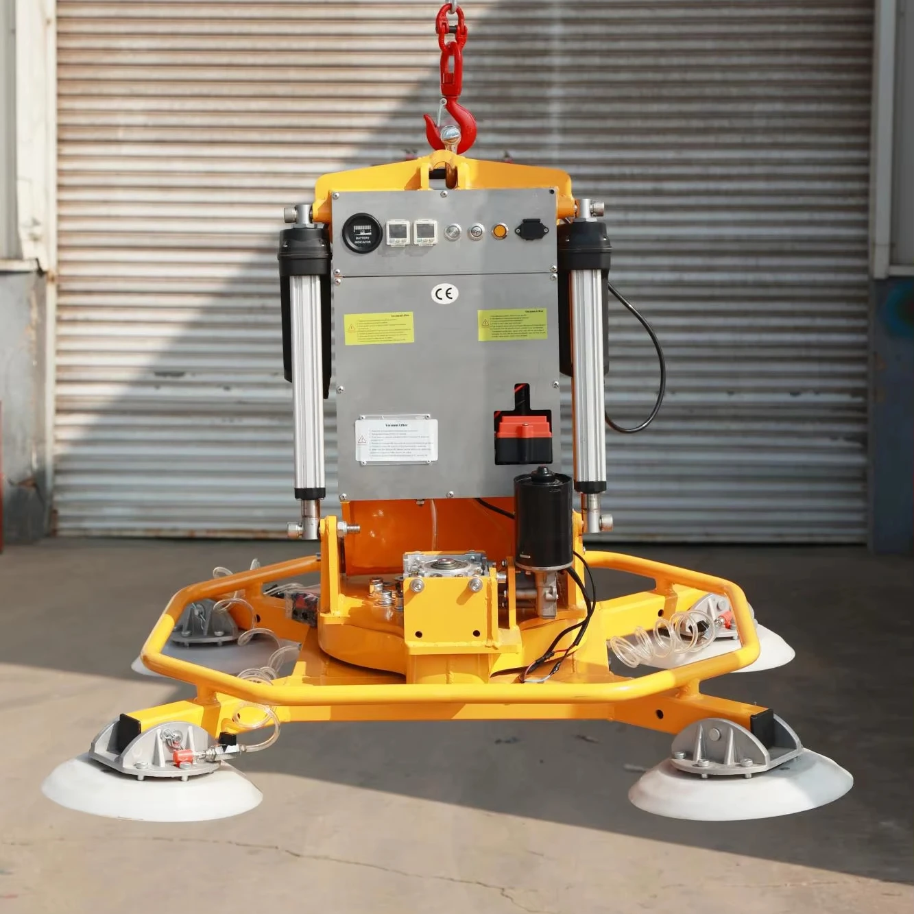 400kg-1200kg Remote Control Battery-Powered 360 Rotation Vacuum Suction Cup Lifter For Glass Lifting