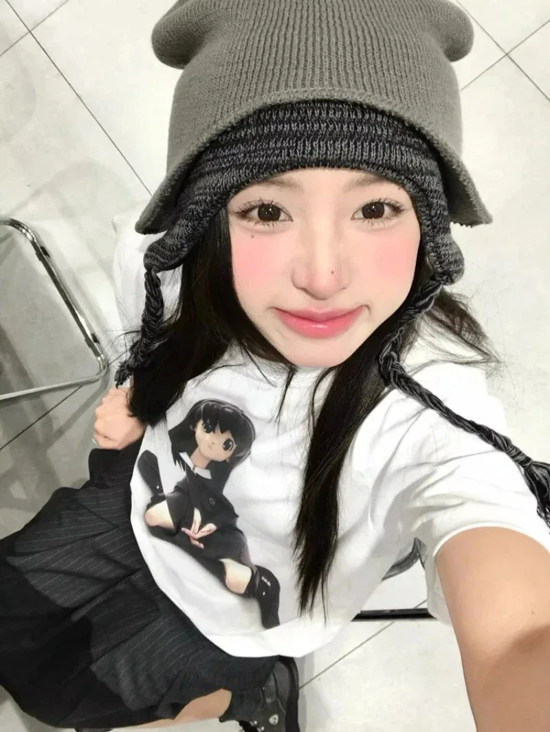 2025 الرجال تي شيرت ماركة قصيرة الأكمام Coyseio كوريا اليابان الملابس مصمم المحملة الفاخرة المرأة القطن تي شيرت الصيف بلايز #2