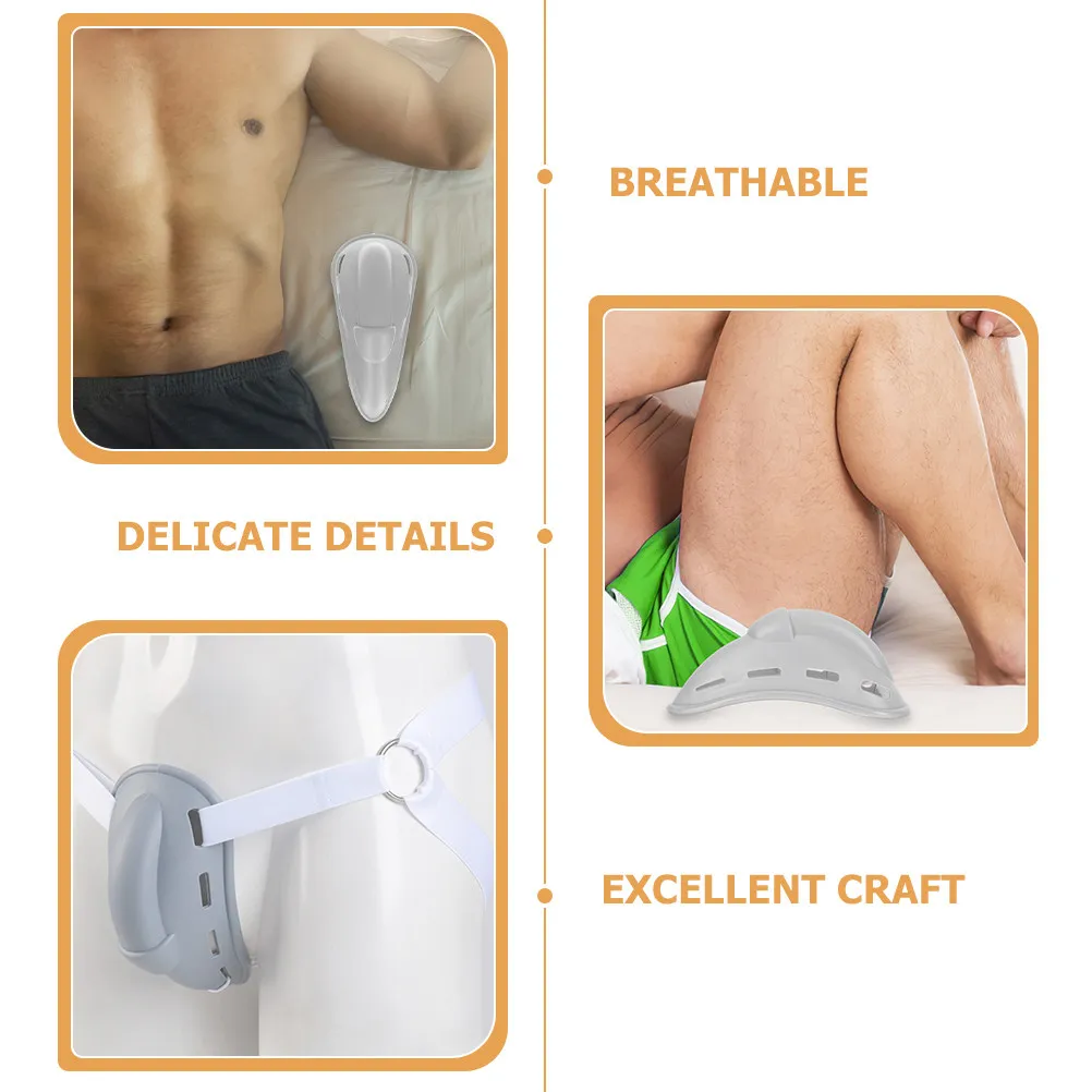 Plastic Crotch Protector Professional Breathable Groin Guard Men Boxing Karate Taekwondo Sports Training Gear Reusable view 4