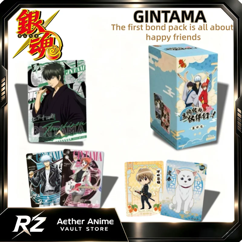 Gintama Bond Pack Vol. 1 Is A Fun Friends Collectible Card Featuring Cartoon Sakata Gintoki Cards and Anime Merchandise