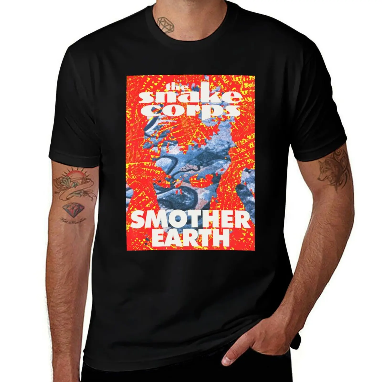 

custom T-Shirt high Earth shirts Corps cotton shirt t Snake t print The Smother - quality