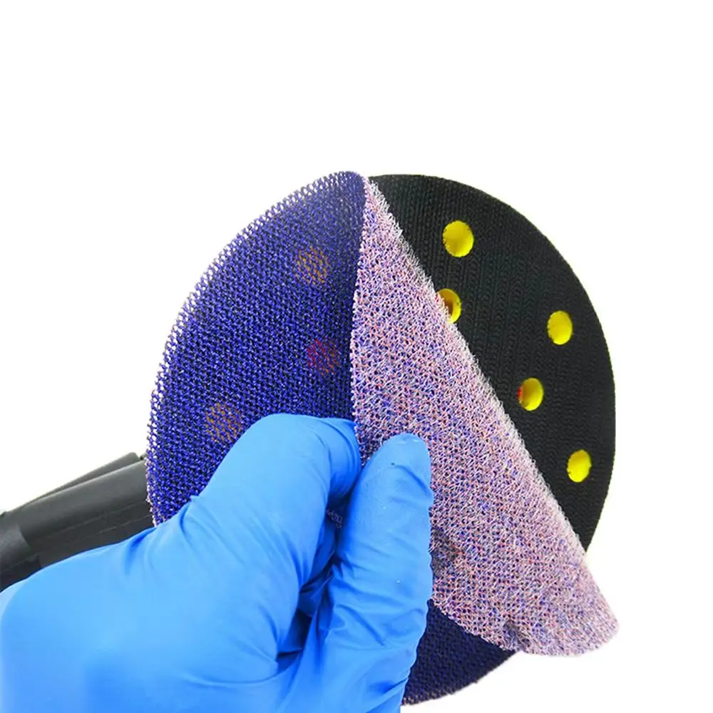20PCS 6 Inch Mesh Sanding Discs,Dustless Hook & Loop Backing 150mm Purple Ceramic Mesh Sandpaper for Wood,Drywall,Metal,Auto