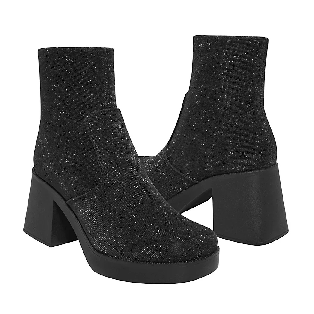 Dama Stylo 730 Stivali Tessuto Nero