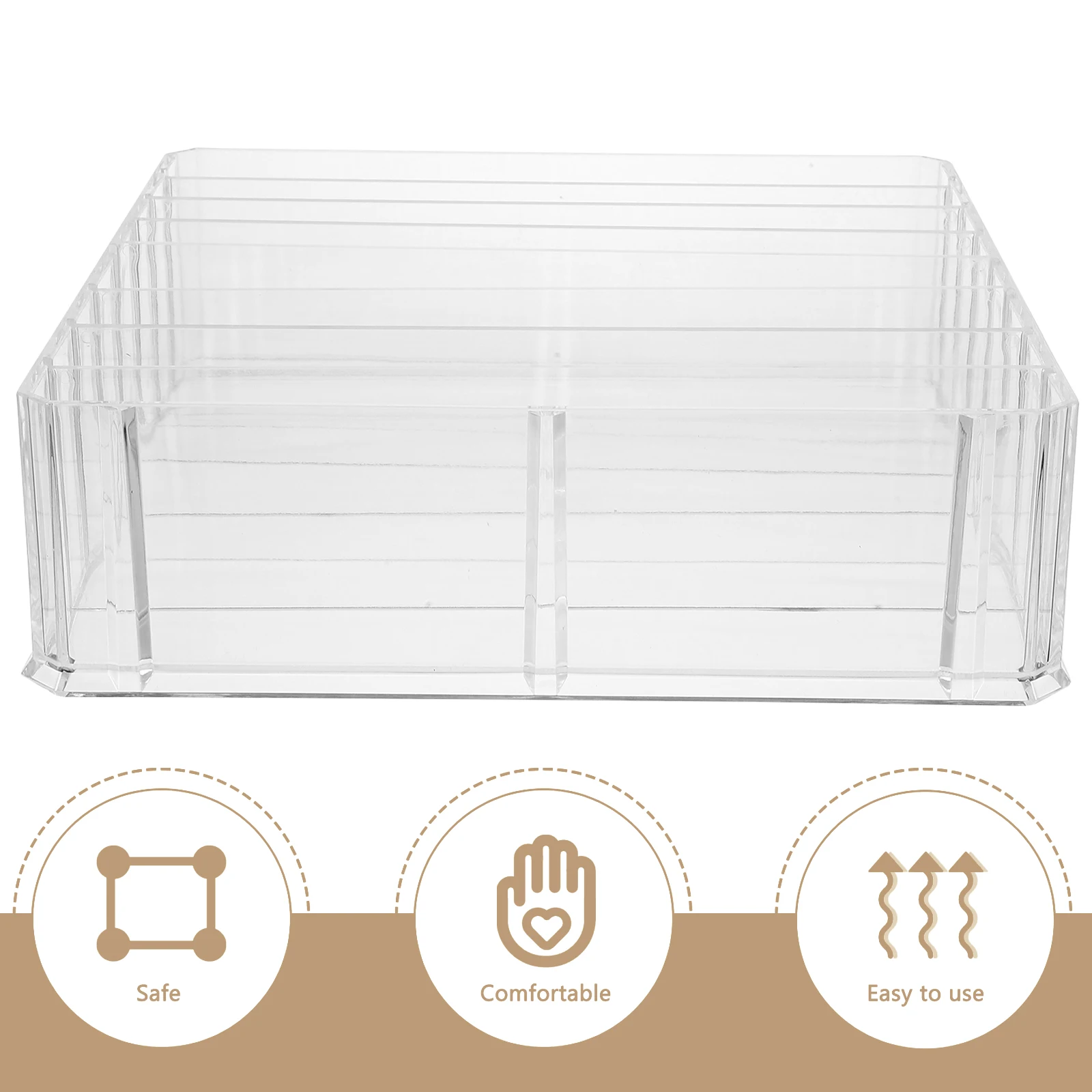 Cash Drawer Tray Multi-Grid Storage Box For Money Organizer Portable Currency Till Coin Holder Desktop File Organizer