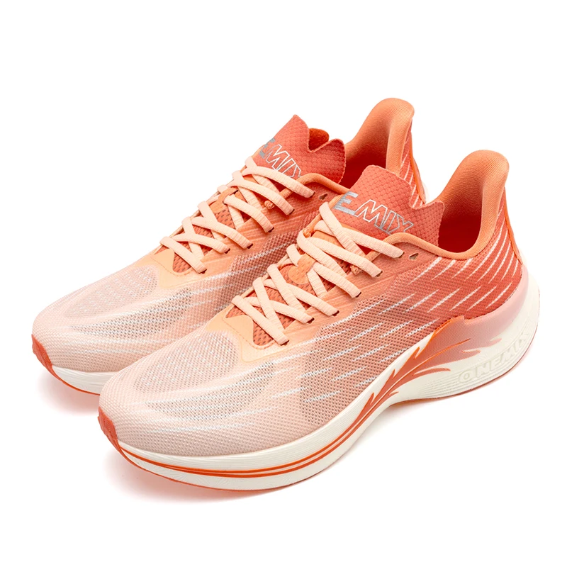 ONEMIX Breathable Mesh Running Shoes Cushioning Slip on Sport Shoes Casual Soft Outdoor Male Walking Sneakers Jogging Shoes