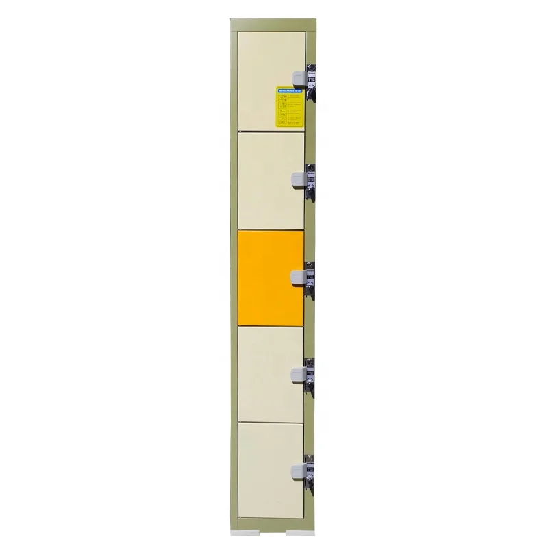 

Metal Storage Cabinet for Supermarket, Coin Operated Lockers, Steel Cupboard, Public Lockers