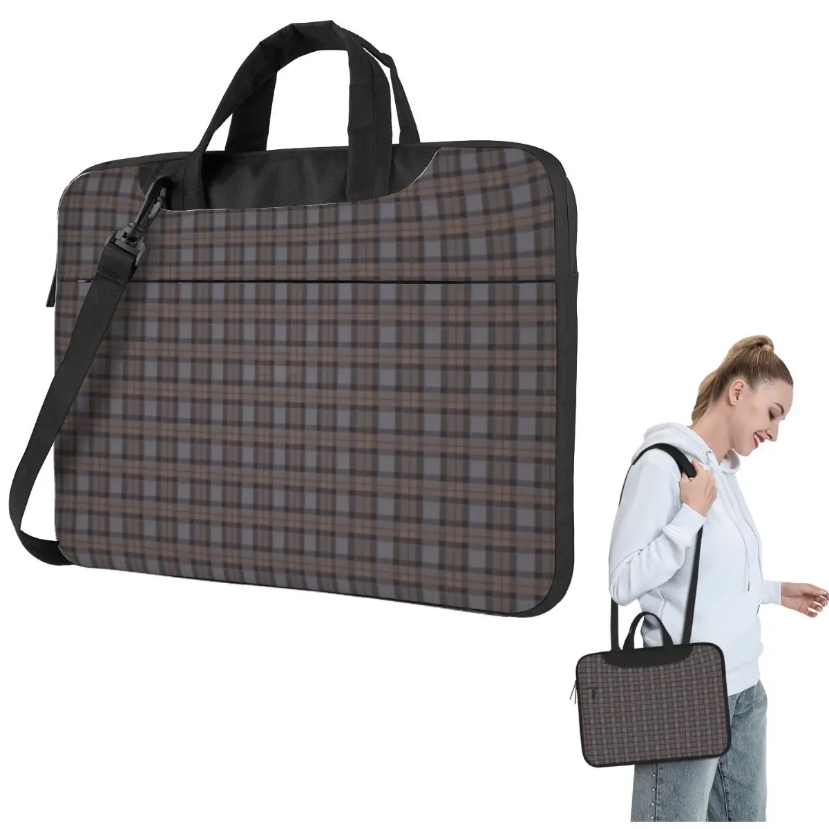 

Outlander Plaid - Fraser Tartan Сумка для ноутбука Сумка для компьютера 13, 14, 15,6-дюймовая сумка для ноутбука Macbook Pro Lenovo