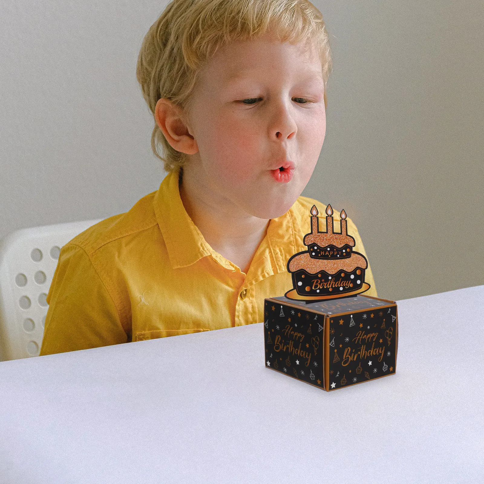 Cake Money Pull Out Box Paper Cash Gift Holder Birthday Party Cake Decoration Supplies Money Pulling Accessory