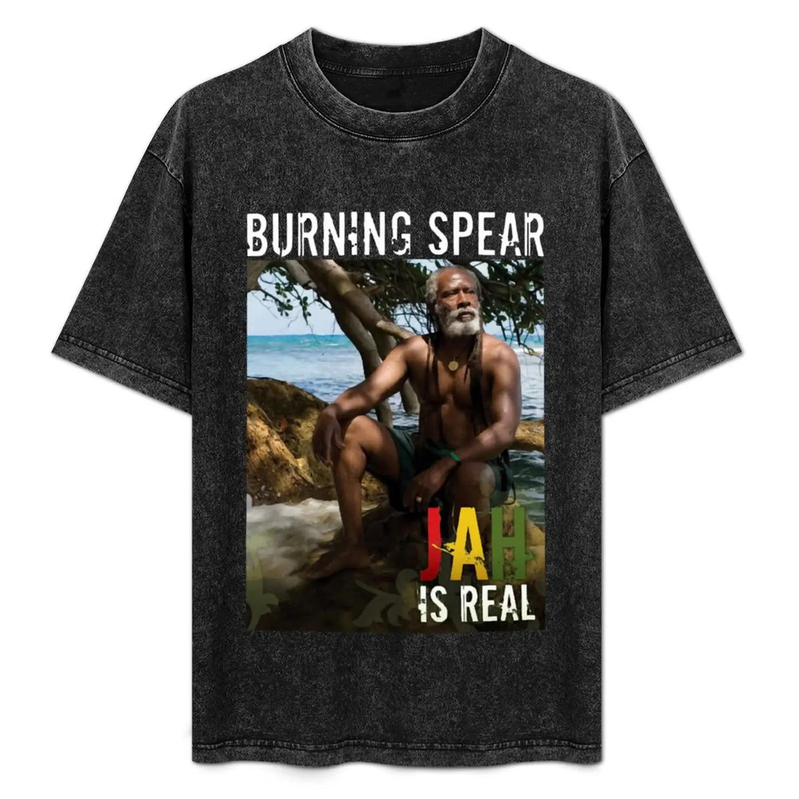 BURNING SPEAR T-Shirt Sporty Breathable Short Sleeve T-Shirt