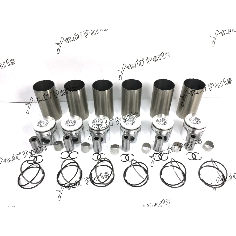 Practical 6BT Overhaul Cylinder Liner Piston With Rings For Cummins engine part